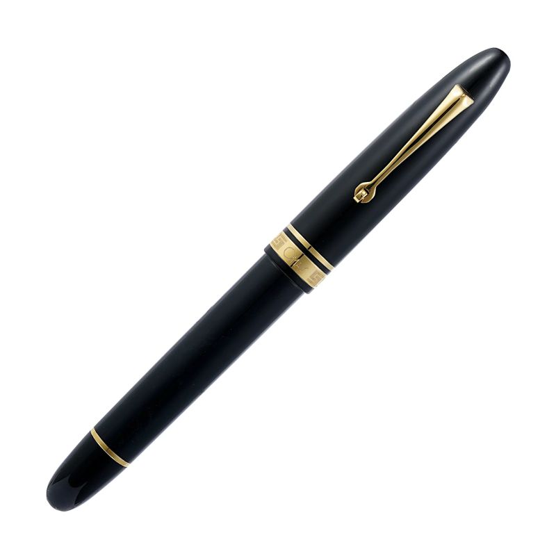 オマス オジヴァ ブラック ゴールドトリム 万年筆 Omas Ogiva Black GT 14k Gold nib Fountain Pen
