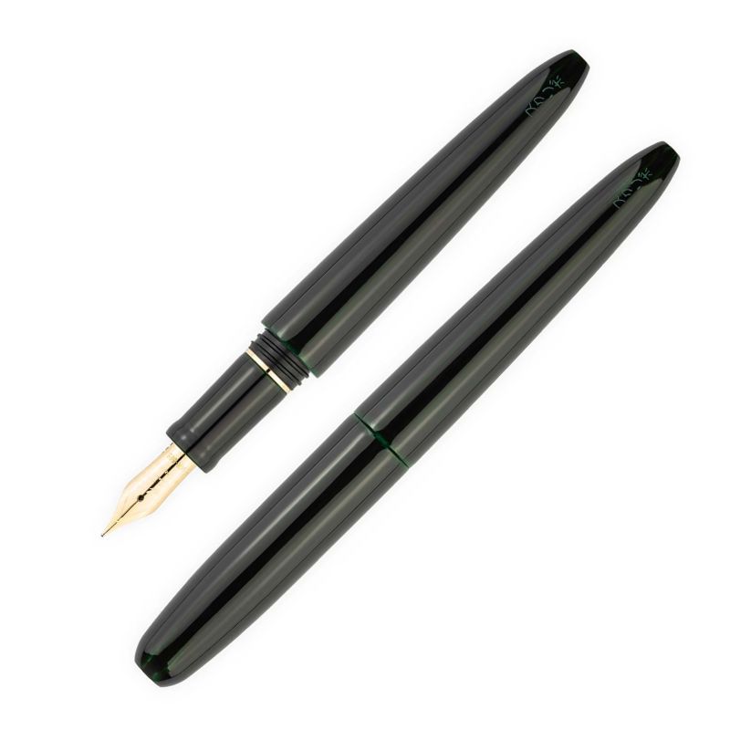 スクリーボ　限定生産品　ピウマ　溜塗り　はね　くろ　ゴールドトリム　万年筆