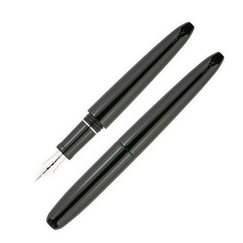 スクリーボ　限定生産品　ピウマ　溜塗り（ためぬり）　はね　くろ　プラチナトリム　万年筆