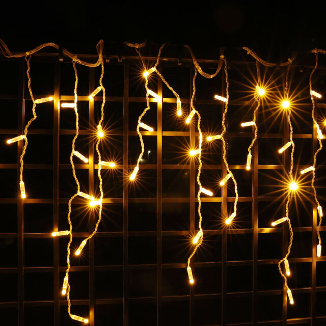 単品・コントローラー電源別売 QUALISS クオリス クリスマス LED イルミネーション ハイスペック タイプ つらら ライト 防水 防雨 屋外 屋内 用 【全4色・112球～336球から選択】【THS001】