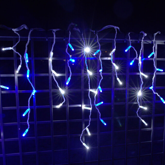 QUALISS クオリス クリスマス LED イルミネーション ハイスペック 電飾 つらら ライト 防水 防雨 屋外 屋内 用 Bタイプ コントローラー セット 28種類点滅 常時点灯可 点滅パターン記憶可 AC100V 50Hz 60Hz 【全6色・112球(3.25m)～1120球(32.5m)から選択】【THS002】