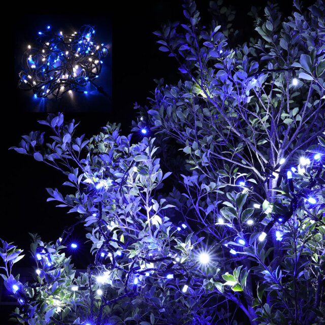 単品・コントローラー電源別売 QUALISS クオリス クリスマス LED イルミネーション ハイスペック タイプ ストレート ライト 防水 屋外 屋内 用 【全7色・100球～400球から選択】 【SHS101】
