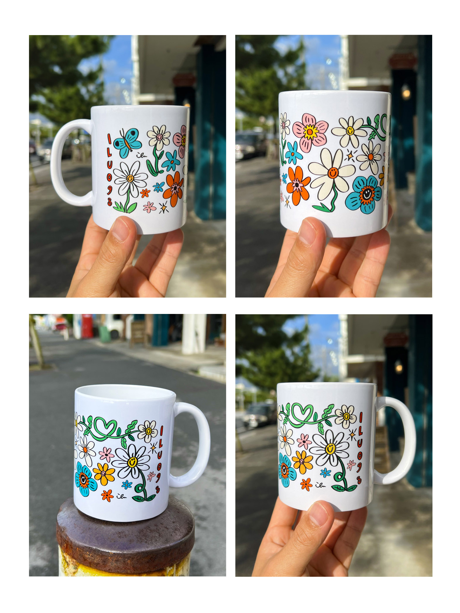 ilu098,okinawa,マグカップ,沖縄,アイル,沖縄旅行,おきなわ,ぎのわんヒルズ通り,親子コーデ,アイルTシャツ,普天間,宜野湾,