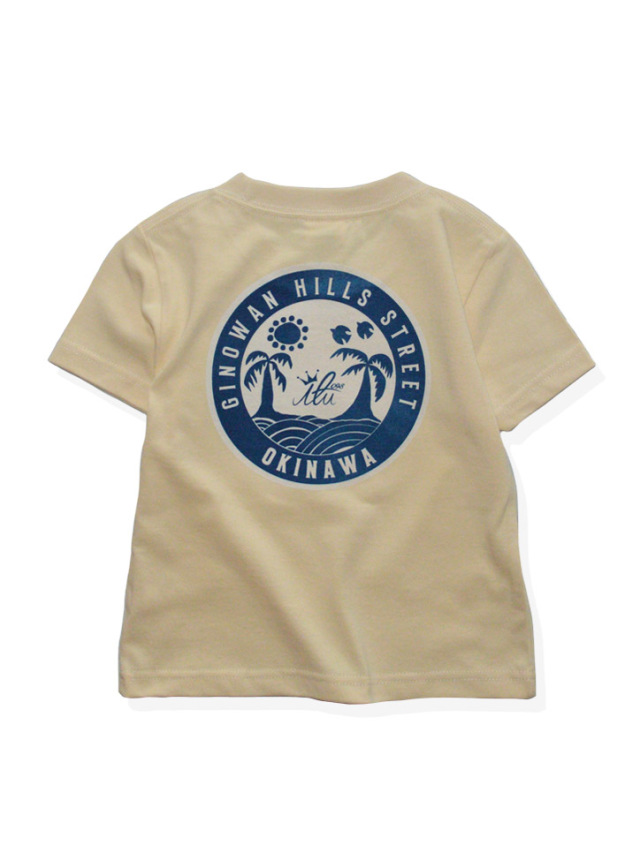 キッズ》592 丸OKINAWAのキッズTシャツ.
