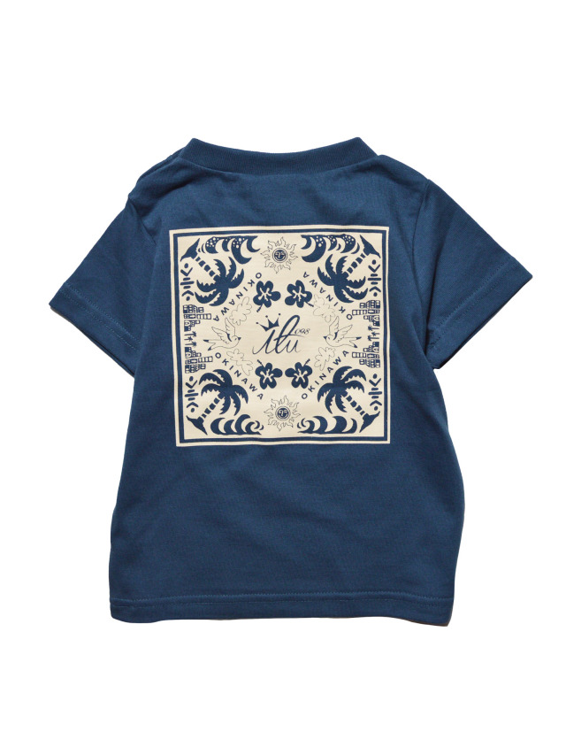 キッズ》592 バンダナオキナワのキッズTシャツ.