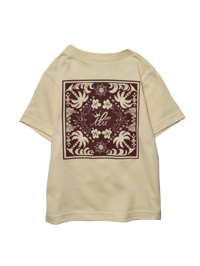 キッズ》592 バンダナオキナワのキッズTシャツ.