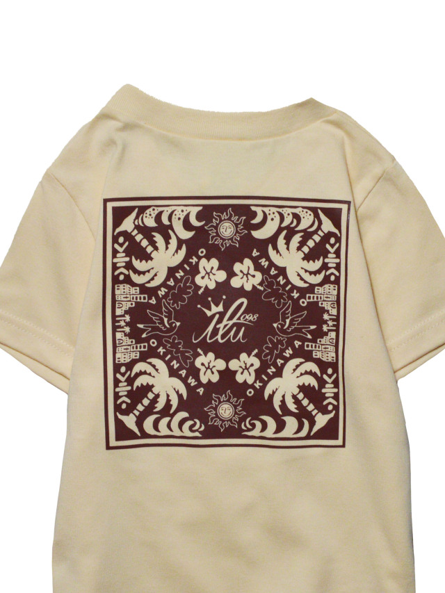 キッズ》592 バンダナオキナワのキッズTシャツ.
