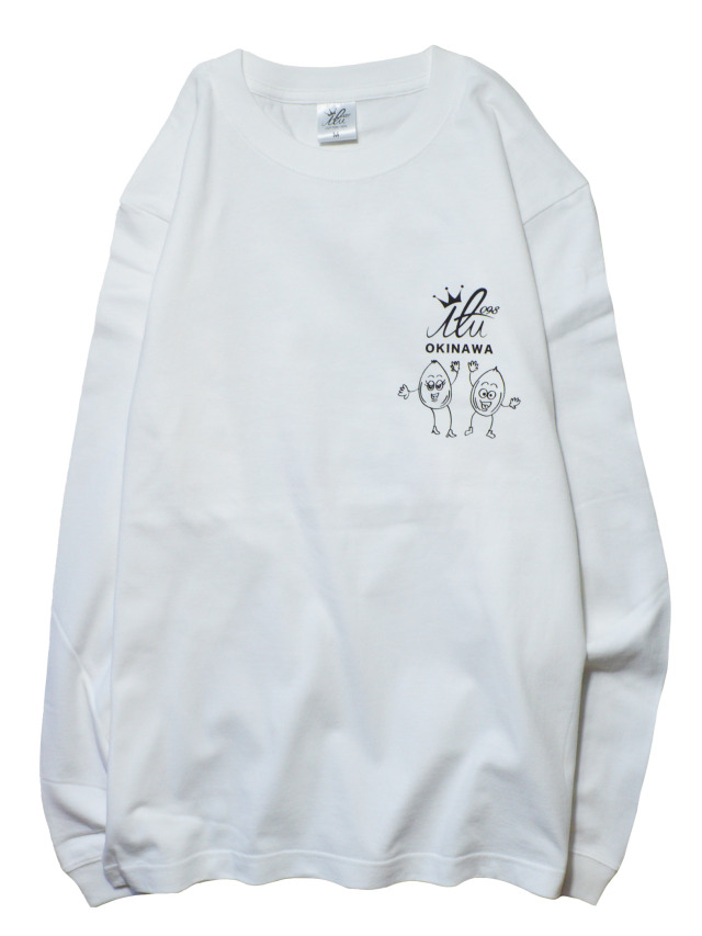 長袖》627 でいご君とまいちゃんと海日和の長袖Tシャツ