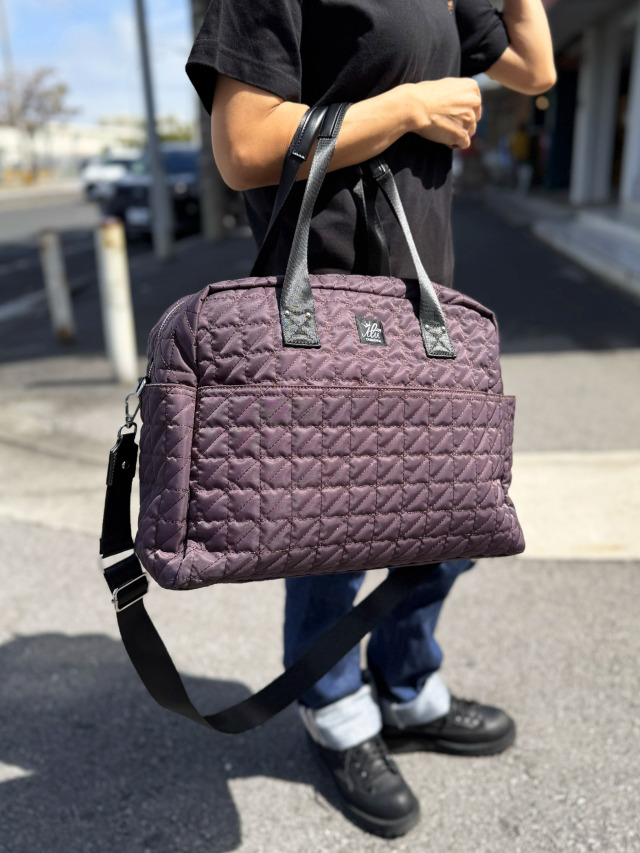 Cityboy ボストン型ナイロンバッグ 鞄》633 高密度ナイロンの大容量キルティングボストンバッグ