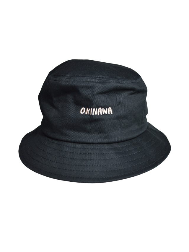 バケハ》639C アイルのロゴマークとokinawaの刺繍バケットハット