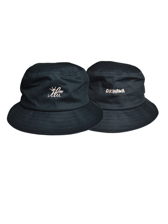 バケハ》639C アイルのロゴマークとokinawaの刺繍バケットハット