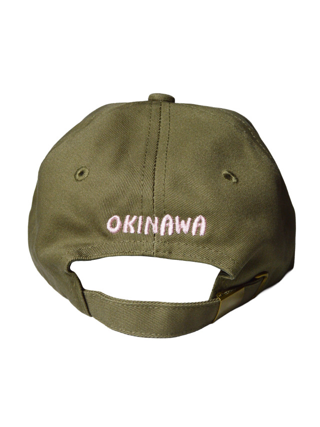 帽子》639C フラワーアイルの刺繍キャップ