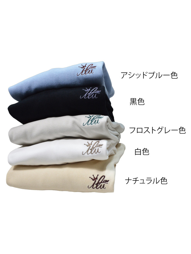 美品✨45R コットン ドルマンスリーブ ビッグ Tシャツ ロゴ刺繍 ブルー Champion（チャンピオン） tシャツ 「SHIPS any別注」Champion: ロゴ