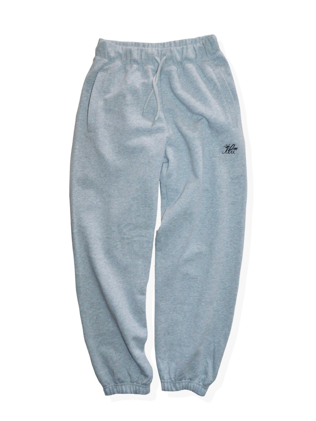 stussy(ステューシー) ロゴ刺繍スウェットパンツ グレー サイズ