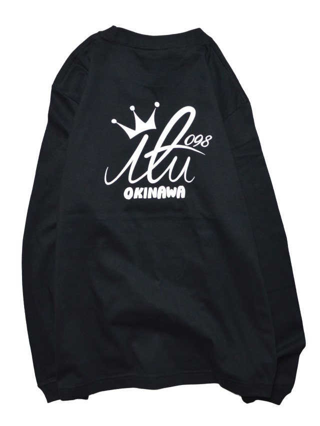 長袖》800 アイルのロゴマークの長袖Tシャツ