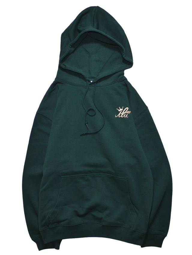 terukiVALLAD パーカー　io Chick パーカー Zipper Design Pull Over Hoodie / ジッパーデザイン