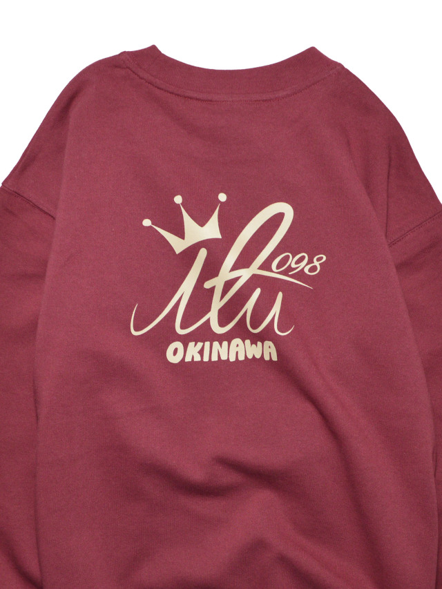 スウェット》800 アイルのロゴマークのスウェット