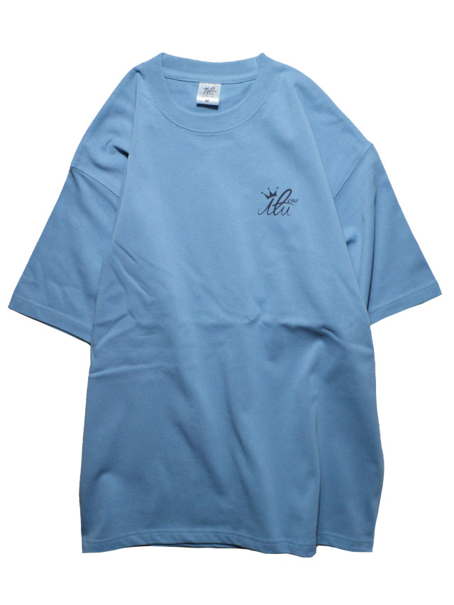 新品タグ付き！BAHAMA LAロゴ VネックTシャツ L ブルー 新品タグ付き！TOMMYBAHAMA LAロゴ VネックTシャツ L ブルー