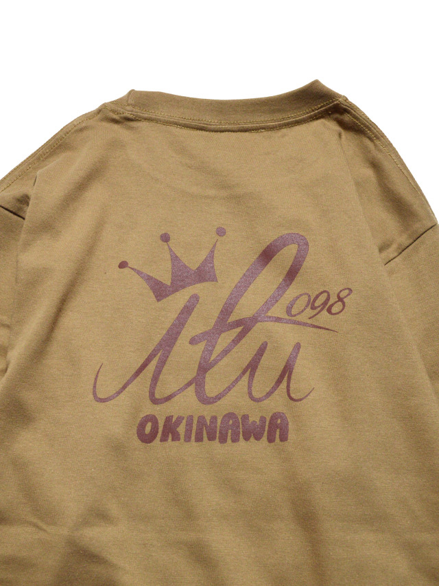 長袖》800 アイルのロゴマークの長袖Tシャツ