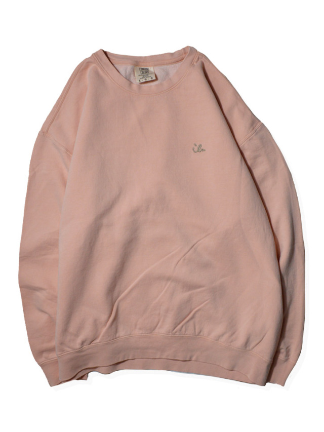 トレーナー》818M ちょこっとアイル刺繍のライトウェイトトレーナー