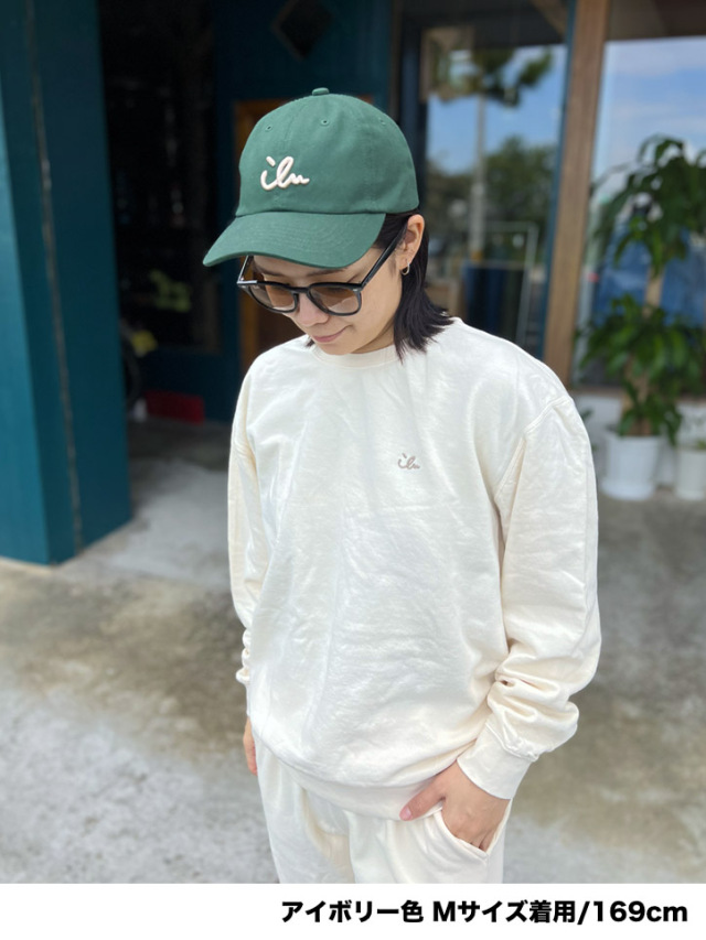 トレーナー》818M ちょこっとアイル刺繍のライトウェイトトレーナー