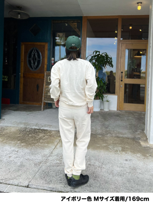 トレーナー》818M ちょこっとアイル刺繍のライトウェイトトレーナー