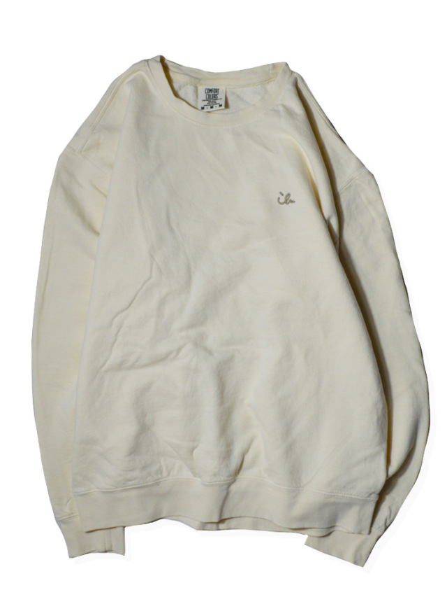 トレーナー》818M ちょこっとアイル刺繍のライトウェイトトレーナー