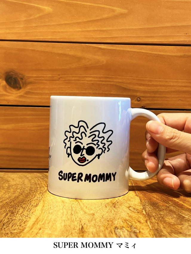 マグカップ》855 SUPER DADDY & MOMMY マグカップ.