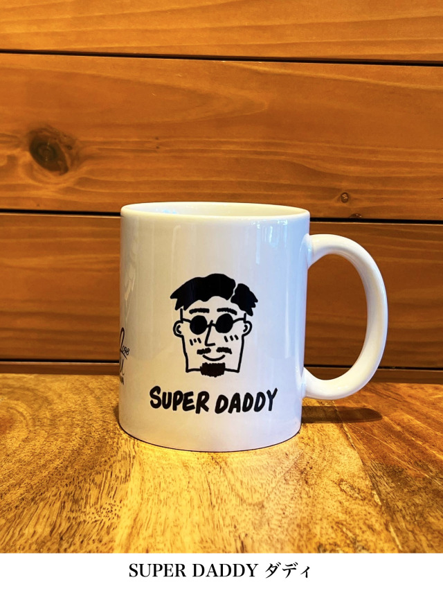 マグカップ》855 SUPER DADDY & MOMMY マグカップ.