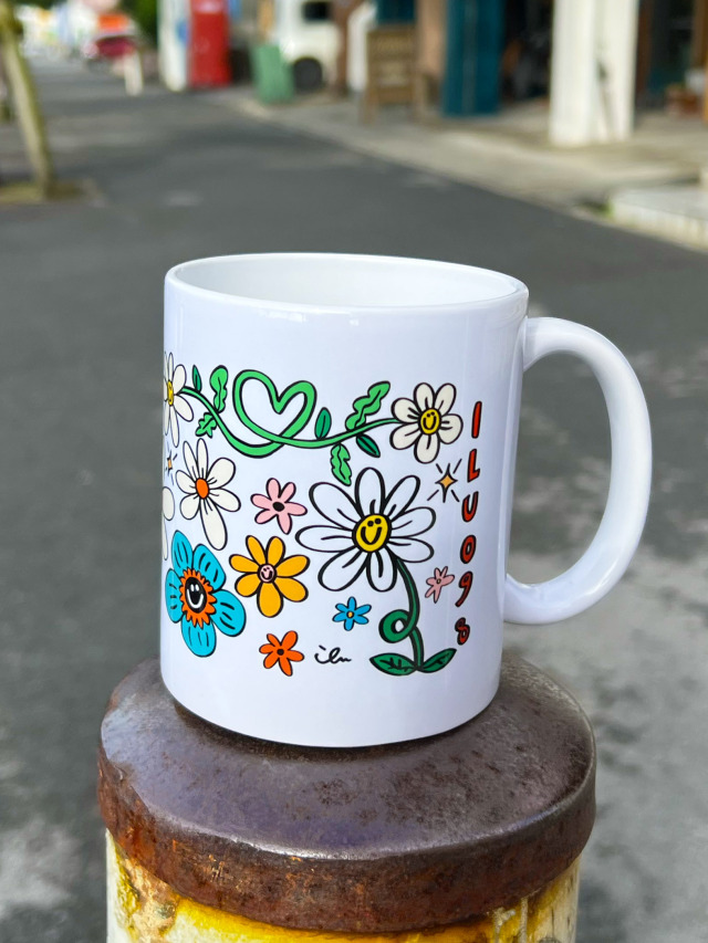 マグカップ》855 晴れ花のマグカップ.