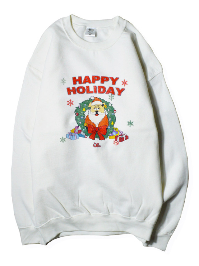 スウェット》868 HAPPY HOLIDAYのスウェット