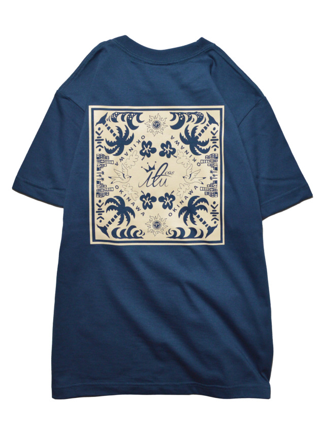 半袖》868 バンダナオキナワの半袖Tシャツ.