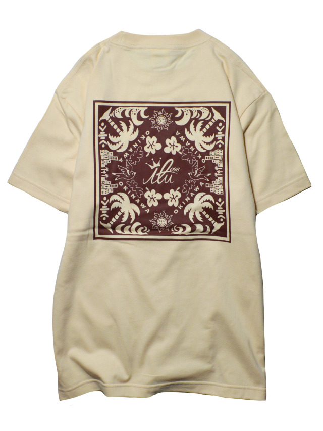 半袖》868 バンダナオキナワの半袖Tシャツ.