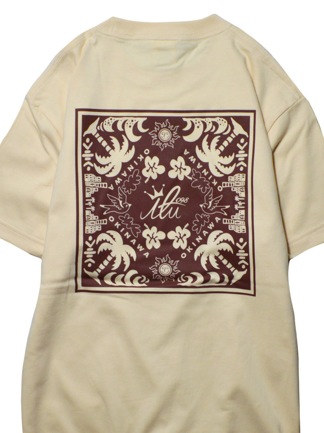 半袖》868 バンダナオキナワの半袖Tシャツ.