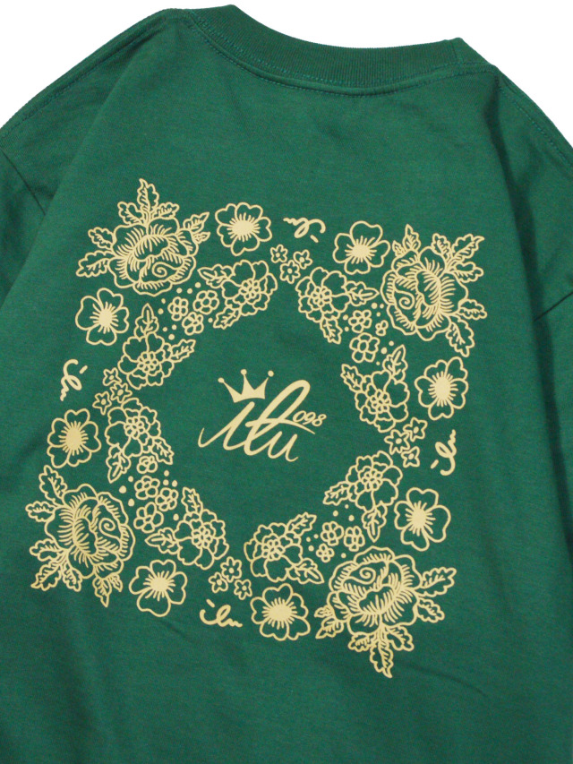 半袖》868 バンダナフラワーローズの半袖Tシャツ