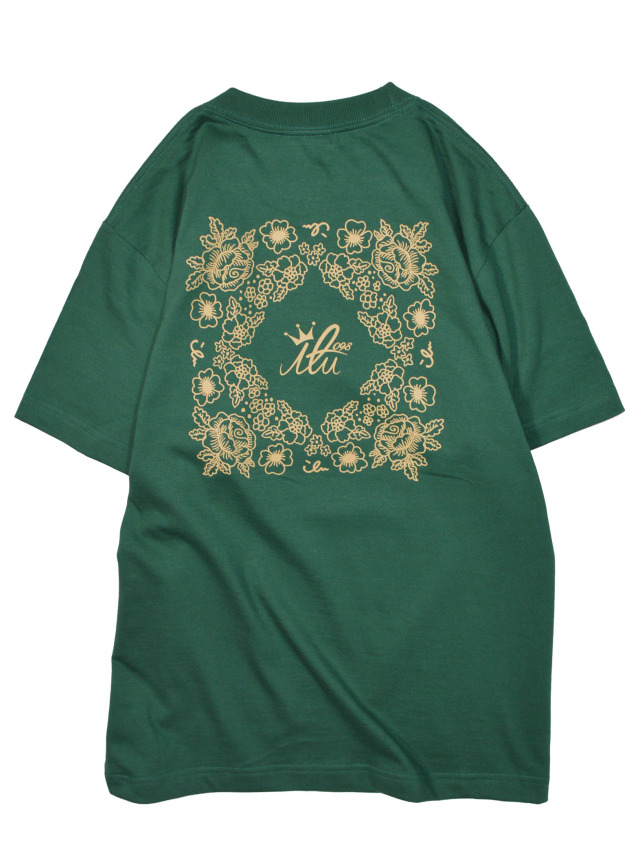 半袖》868 バンダナフラワーローズの半袖Tシャツ