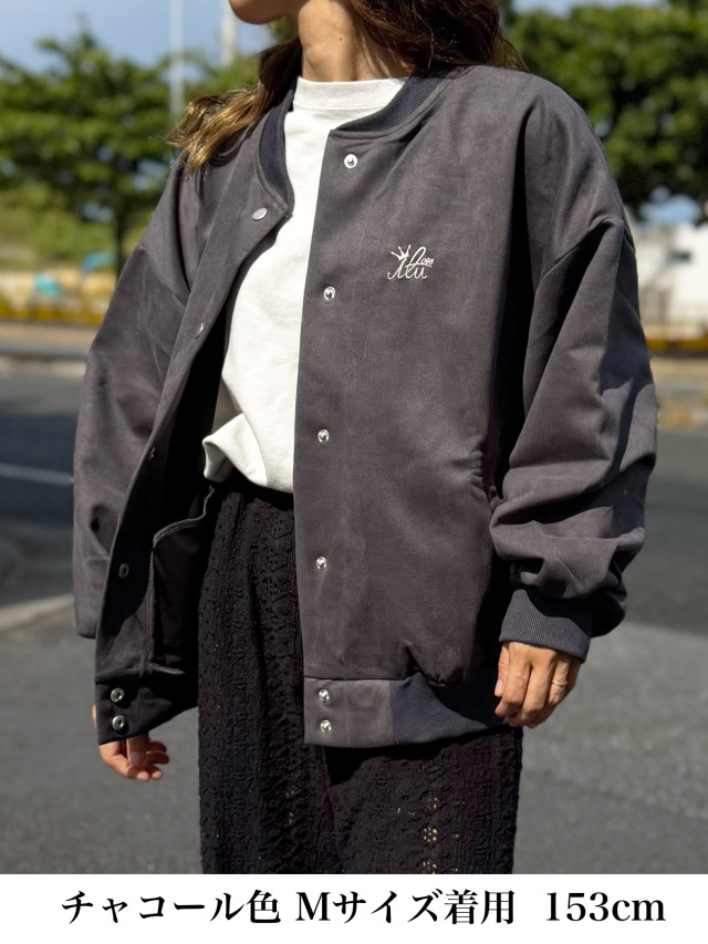 レディース》869 スエードポンチスタジャン