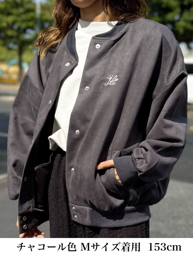 レディース》869 スエードポンチスタジャン