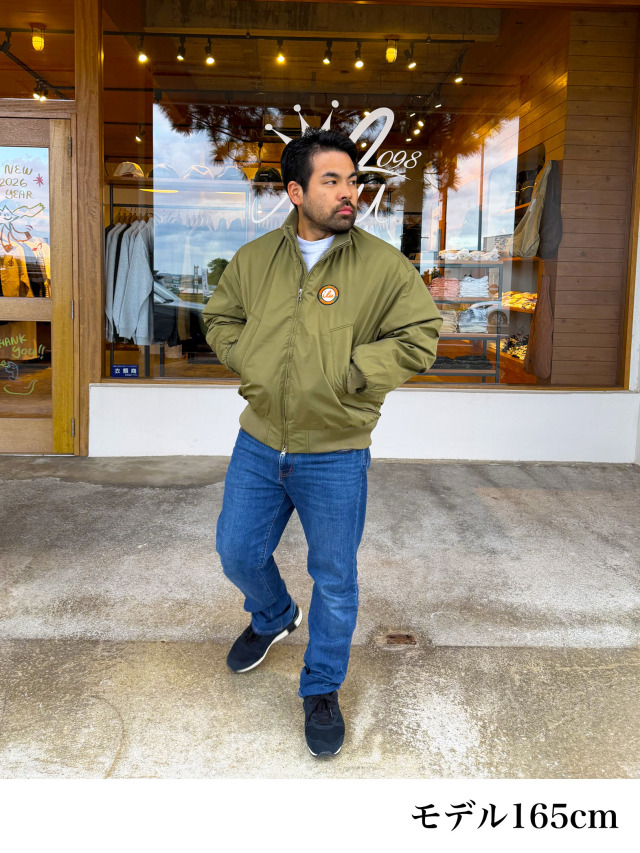 ジャケット》878 中綿のあったかブルゾン