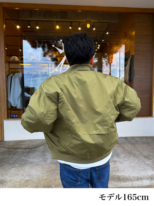 ジャケット》878 中綿のあったかブルゾン