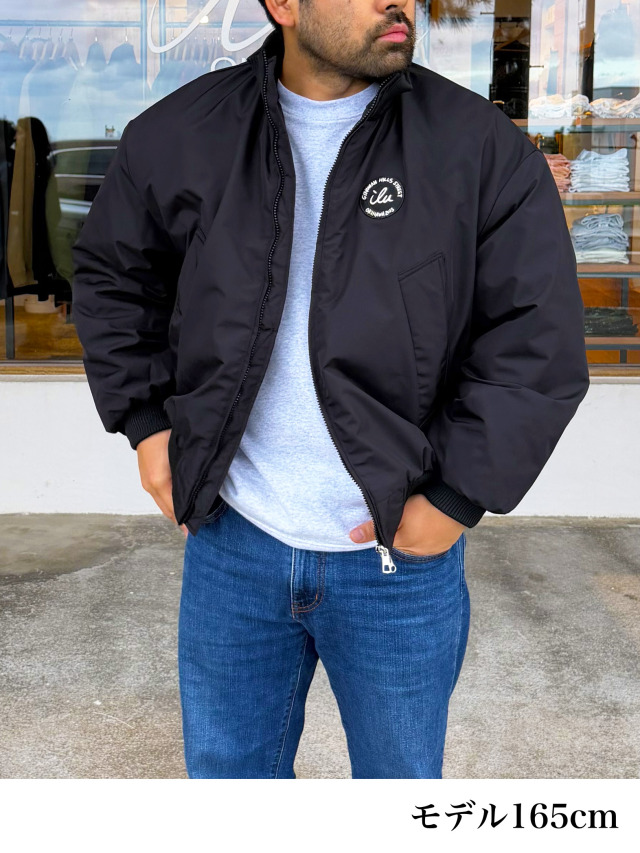 ジャケット》878 中綿のあったかブルゾン