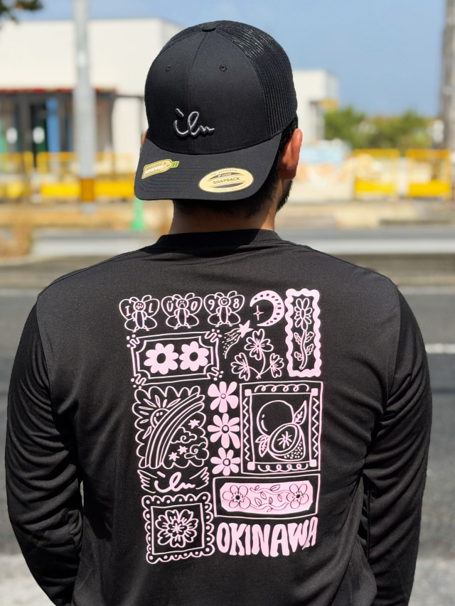 【希少品】平成d.i.a. 長袖トップス ドライ/長袖》888 ハッピーフラワー04のドライ長袖Tシャツ.