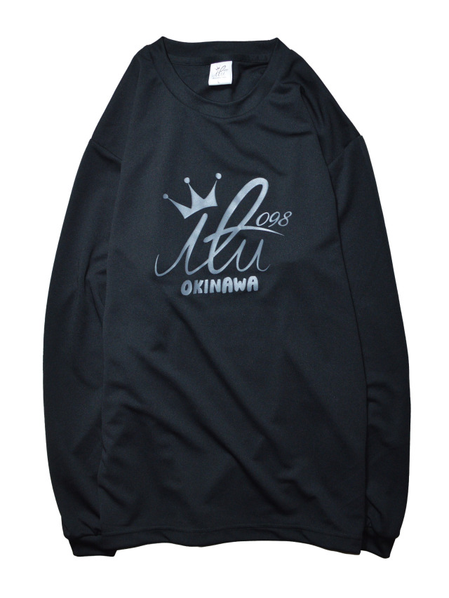 ドライ/長袖》888 アイルのロゴマークのドライ長袖Tシャツ.