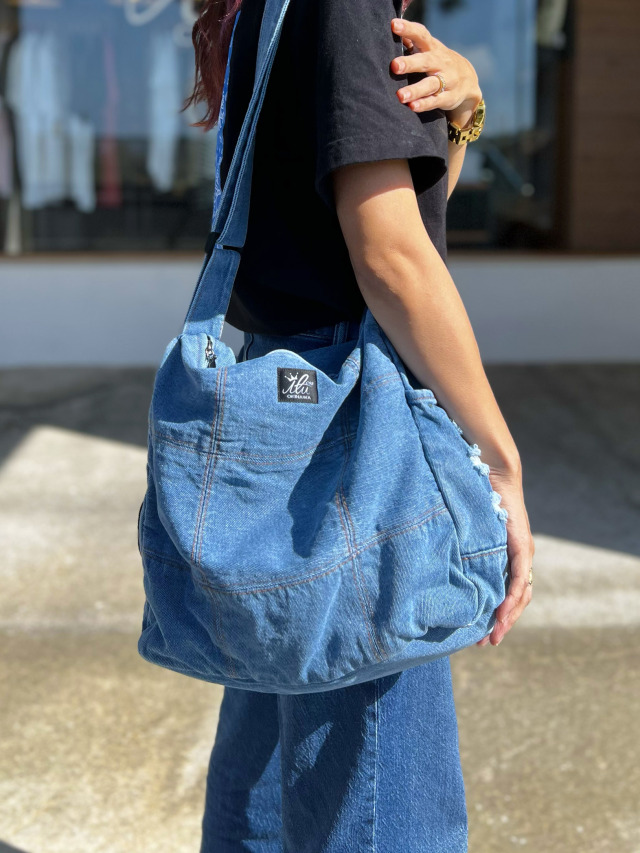 バッグ》633 デニムトートバッグ