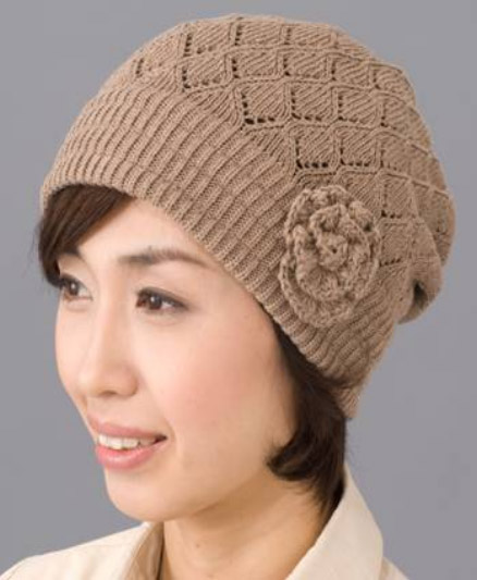 皮膚表面温度を快適調整【１日中かぶれる快適ニット帽子】