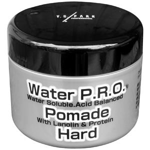 水性ポマード最強の固まらない硬さ！ヘアメイク御用達【ウォータープロ ポマードハード 120g】「島田陽次さん完全手作り」