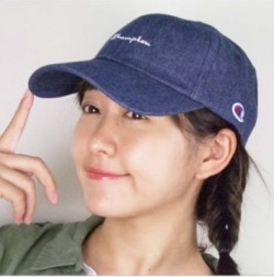 チャンピオン デニムローキャップCHAMPION DENIM  6-PANEL CAP 6パネル　UV対策 男女兼用 手洗い可　綿100%