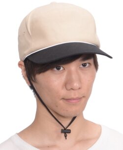 頭保護帽子　つまずきや転倒から頭をガードおしゃれ保護帽子【おでかけヘッドガード　セパレート】:　キャップタイプKM-3000A