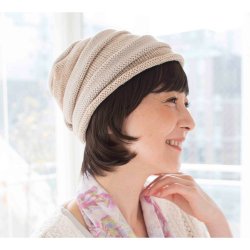 【前髪付きタイプ】お気に入りの帽子にセットするだけおしゃれ医療用ピース　インナーキャップ一体型前髪つきナチュラルショートスタイル　MW-C111