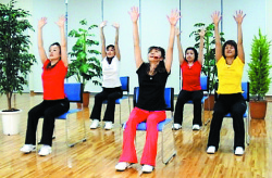 高齢者に贈る！三矢八千代のホームフィットネス